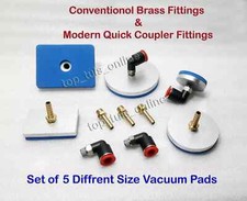 5x Valve Seat Vacuum Tester PADS Kit 5x Quick Couple + 5x Brass Fittings picture