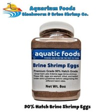 Brine Shrimp Eggs Jar. Premium Grade 90% Hatch Great Salt Lake Artemia Eggs picture