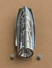 Vintage Schwinn Torpedo Fender Headlight Chrome Cruiser Tank Bicycle Delta Style picture