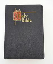 Vintage 1957 New Catholic Edition Holy Bible Confraternity Douay Catholic Book picture