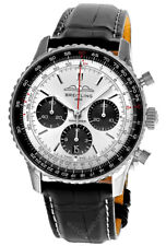 BREITLING Navitimer B01 AUTO 43MM Silver Dial Men's Watch AB0138241G1P1 picture