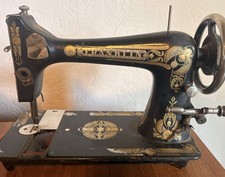 Antique Franklin Sewing Machine Head Pre-1930 Sears Scarab Decals Cast Untested picture