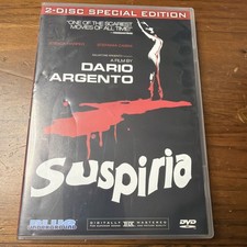 Suspiria 1977 DVD Widescreen Starring Jessica Harper Blue Underground OOP picture