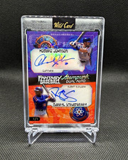 Wild Card 2026 Fantasy Baseball Steampunk Dual Auto 1/1 Johnson Strawberry picture