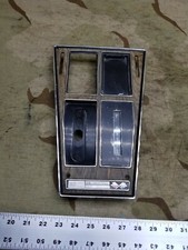 (1) 1972-1976 Chevrolet C3 Automatic Shift Console Bezel w/ Slider Woodgrain OEM picture