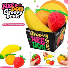 Schylling Nee Doh Groovy Fruit Tactile Squeeze Toy picture
