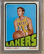 Topps 1972-73 Jerry West #75 Los Angeles Lakers Base Set Basketball Card picture
