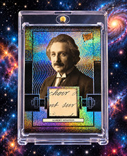 Super Products Inc. 2026 Pieces of the Past Albert Einstein Relic #325 01/01 picture