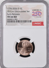 2026 D Lincoln Shield Cent NGC MS 66 RD ER Penny 250th Label picture