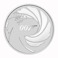 Tuvalu 2020 $1 1oz 007 James Bond .9999 Silver Coi picture