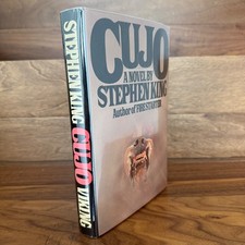 Cujo Stephen King 1981 First Edition First Printing Viking Hardcover DJ picture