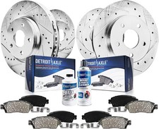 Detroit Axle - Brake Kit for 2016-2021 Honda Civic, Drilled and Slotted Disc Bra picture