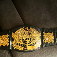 WWE World Wrestling Entertainment Championship Replica Title Belt - Black/Gold picture