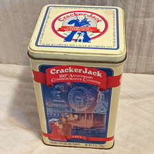 VINTAGE CRACKER JACK 100 YEAR ANNIVERSARY TIN 1993 picture