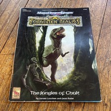 AD&D “Forgotten Realms: Jungles of Chult” COMPLETE / GOOD-VG, 2nd Ed. TSR 9389 picture