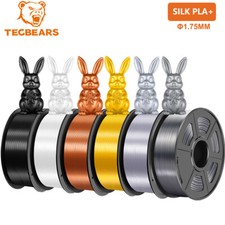TECBEARS 6KG PLA+ SILK 3D Printer Filament Shiny PLA 3D Printer Filament Neatly picture