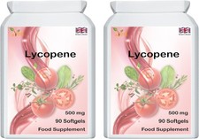 Lycopene 500 mg | 90 Softgel 3 Month Supply.(Pack of 2) picture