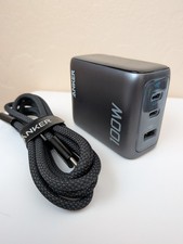 Anker Charger, 100W Max Ultra-Compact 3-Port GaN USB C Charger Block picture