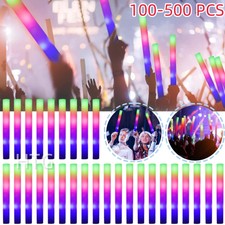 100-500 PCS Light Up Foam Sticks Wand Rally Batons DJ Flashing Glow Stick Party picture