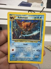 Pokémon Kabutops 6/75 Neo Discovery Holo Rare HOLO BLEED/DOUBLE HOLO picture