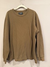 Filson Waffle Knit Thermal Crewneck Shirt Mens XXL Brown Cotton Rugged Outdoor picture