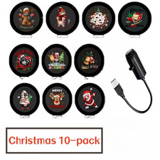 HD Christmas Scene Projector with 10 Festive Scenes, Plug and Play HD Christmas picture