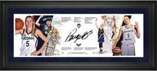 Paige Bueckers Dallas Wings Framed Signed 10x30 Career Timeline Panoramic Photo picture