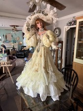 Rustie Porcelain Doll 44” Perfect/No Original Box picture