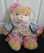 Vintage Dan Dee Girl Bunny Rabbit 24 Inch Plush picture