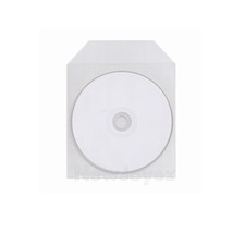 1000 CPP Clear Plastic Sleeve Bag Envelope with Flap CD DVD Disc 60µ Wholesale picture