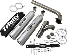 Trinity Racing TR-4174D Stage 5 Dual Exhaust Aluminum 2020 Polaris RZR Pro XP picture