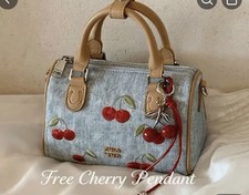 🍒👜 Cherry Print Shoulder Bag  Cute and Trendy Everyday Style picture