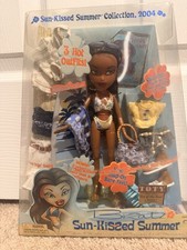 Bratz Sasha Sun-Kissed Summer 2004 10 in Fashion Doll w/ 3 Outfits & Gear picture