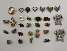 Various US Army Pins on Collar Ranks Unknown time period - Pre 2000's picture
