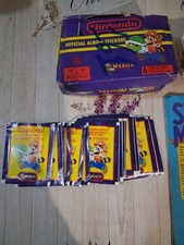 Merlin Nintendo Super Mario 1992 Plus Complete Album Box 15 Full Packs picture