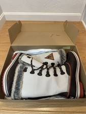 L.L. Bean TEK 2.5 Waterproof Winter Snow Boots Faux Fur Women’s 11 Silver Sand picture