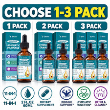 Totaria Liposomal Lymphatic Drainage Drops 11-in-1 2 Fl Oz Choose 1-3 Pack picture