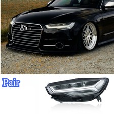 2X For Audi A6 C7 S6 2012-2018 Matrix lens LED Headlights Assembly Front Lamps picture