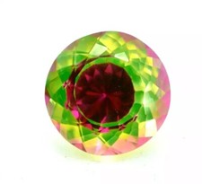 Pitambari Sapphire 8-10 Ct Natural Bi-Color Round Cut Certified Loose Gemstone picture