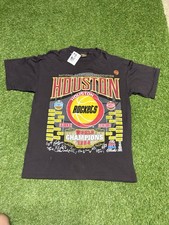 Vintage Houston Rockets 1994 World Champs t-shirt NBA Made In USA NWT picture