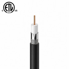 RG59 ETL Coaxial Cable 20 AWG, Dual Shield, Aluminum Foil PE Dielectric, 1000 FT picture