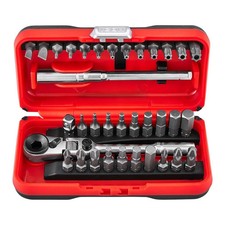 ICON RXFT-35 Locking Flex-Head Ratchet and Bit Set, 35-Piece  - New picture