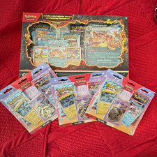 Pokemon TCG Charizard ex Special Collection Box + 3 Blister Packs, 6 Foil Promos picture