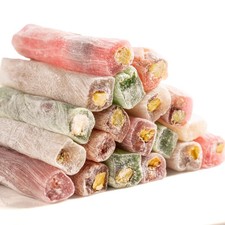 Eastanbul Turkish Delight Pistachio Stick Candy Pistachio Filled w/ 4 picture