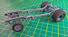 MOPAR GASSER A/FX DRAG RACING FRAME AND SUSPENSION 3D PRINTED 1/25 - 1/24 SCALE picture