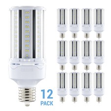 12 Pack Satco S49394 LED HID Corncob 100-277V 54W =250W EX39 50K 5000K Daylight picture