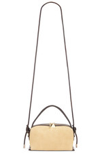 HOT SALE VERAFIED Suede Cafe Mini Bag in Gold, Gold Tan NEW FREESHIPPING picture