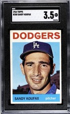 1964 Topps #200 Sandy Koufax SGC 3.5 VG+ Dodgers HOF picture