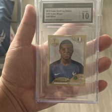 Panini 2018 World Cup Stickers #209 Kylian Mbappe Gold Edition CSG 10 picture