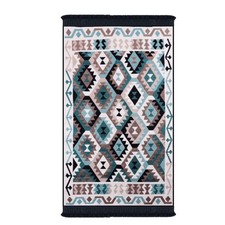 BiggHome 3x5 ft Reversible Vintage Rug, Washable Area Rug for Entryway, 3.2 lbs picture